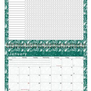 2027 Monthly Desktop/Wall Calendar/Planner - Habit Tracker - (Edition #024)